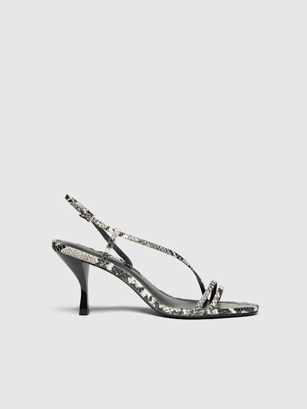Petunia Heeled Sandal - Roccia Snake